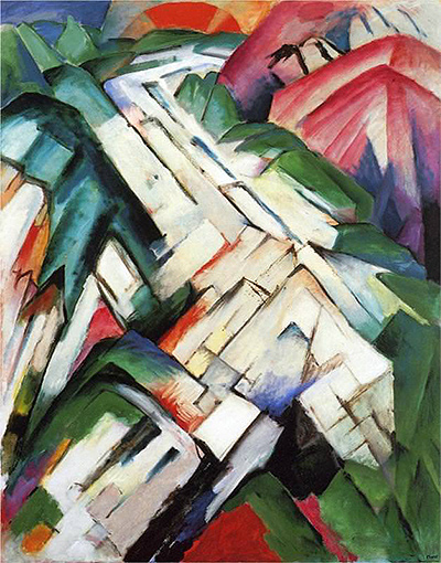 Mountains Franz Marc